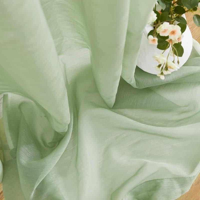 Curtains - Nitiksha Solid Single Curtain - Green