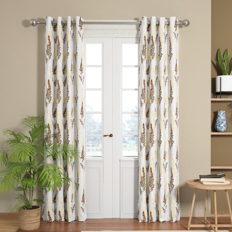 Buy Nivara Floral Curtain - Set Of Two Curtains from Vaaree