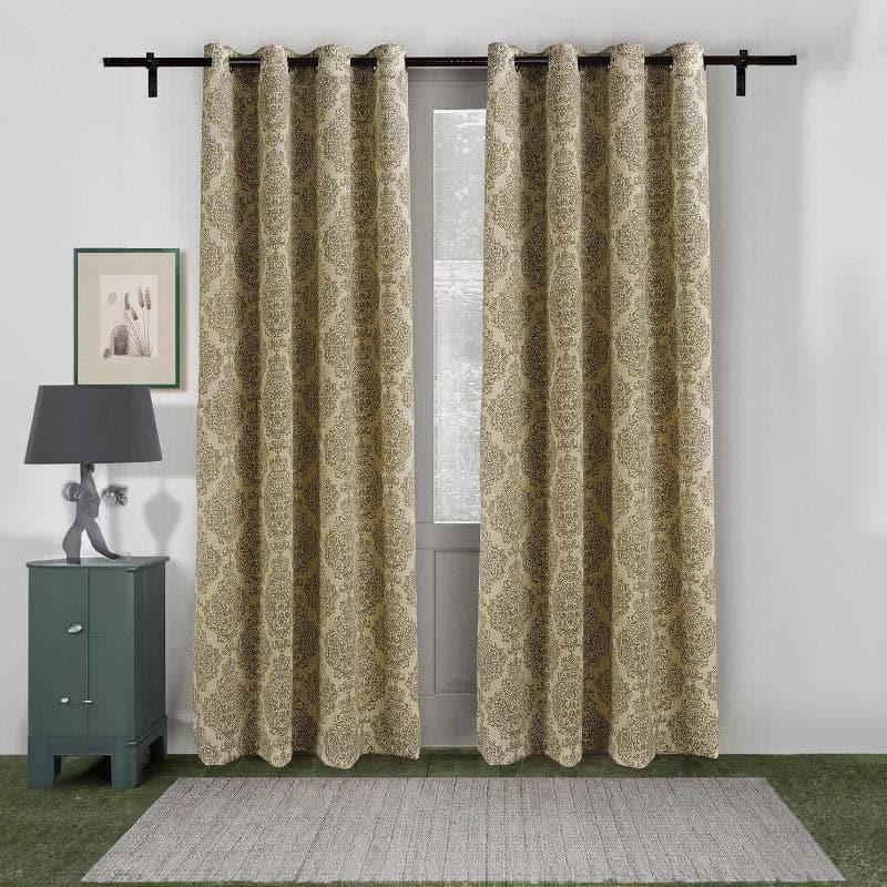 Buy Noor Ethnic Curtain - Set Of Two Curtains from Vaaree