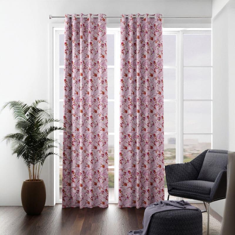 Curtains - Pritha Floral Curtain - Set Of Two