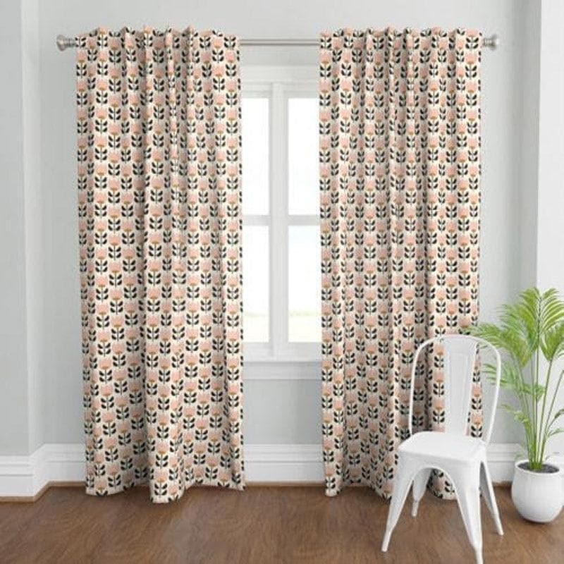 Buy Rose Reveal Curtain Curtains from Vaaree