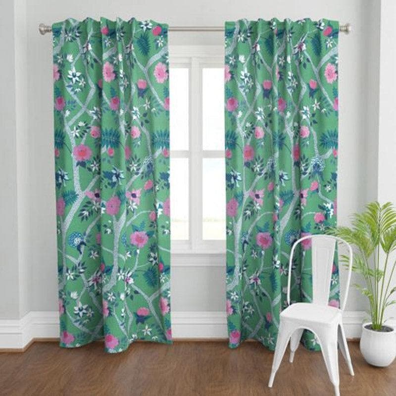 Buy Simmonia Floral Curtain Curtains from Vaaree