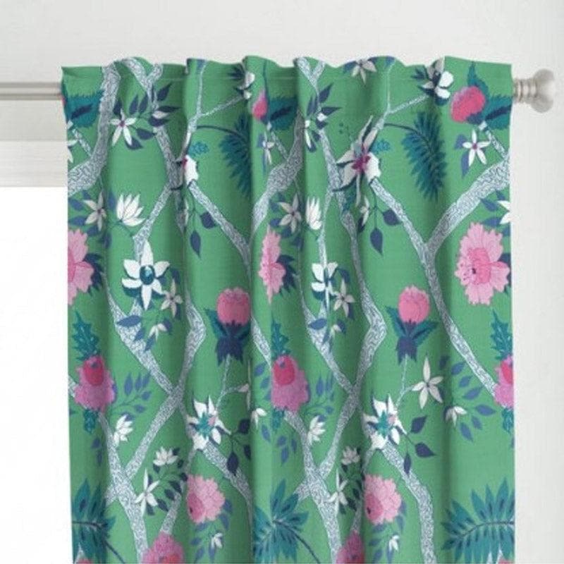 Buy Simmonia Floral Curtain Curtains from Vaaree