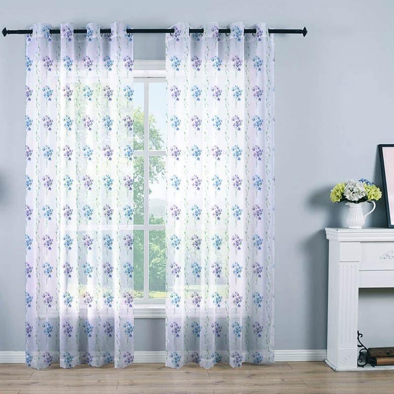 Buy Simora Printed Curtain - Set Of Two Curtains from Vaaree