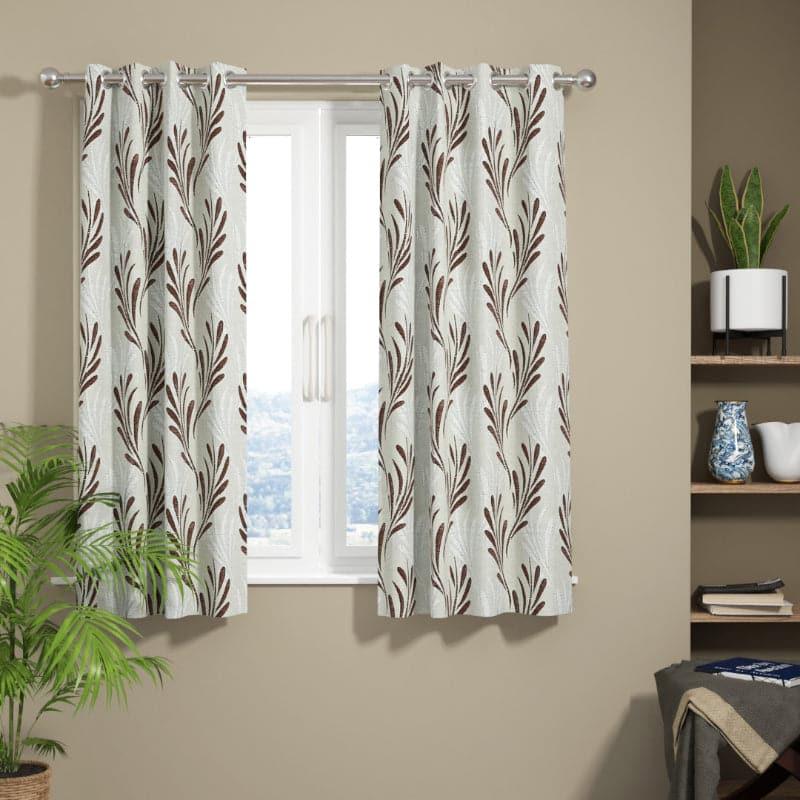 Buy Truva Floral Curtain - Set Of Two Curtains from Vaaree