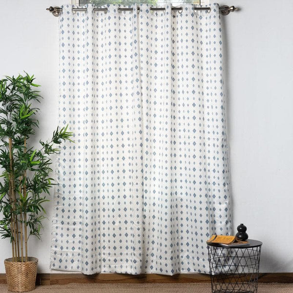 Buy Curtains - White Serendipity Curtain at Vaaree online