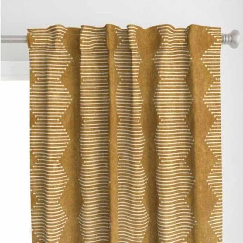 Buy Zig Zag Symphony Curtain Curtains from Vaaree