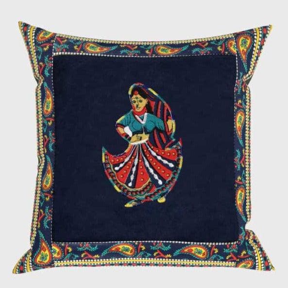 Buy Ae Halo Cushion Cover (Blue) - Set Of Five Cushion Cover Sets from Vaaree