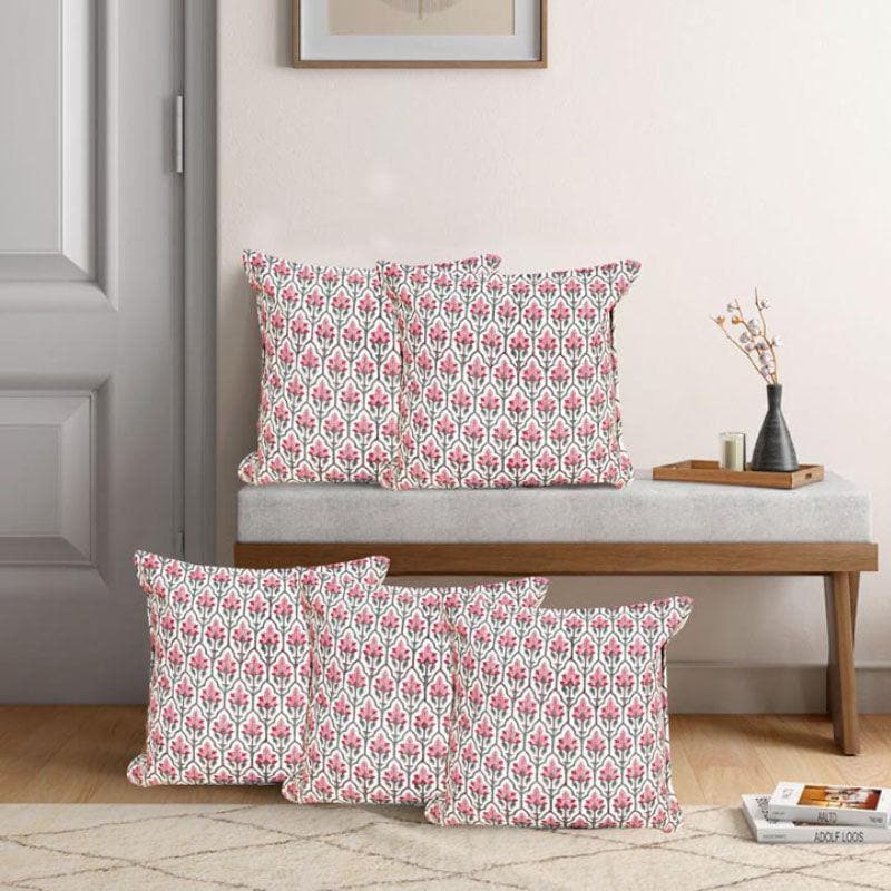 Cushion Cover Sets - Ananias Ethnic Cushion Cover - Set Of Five
