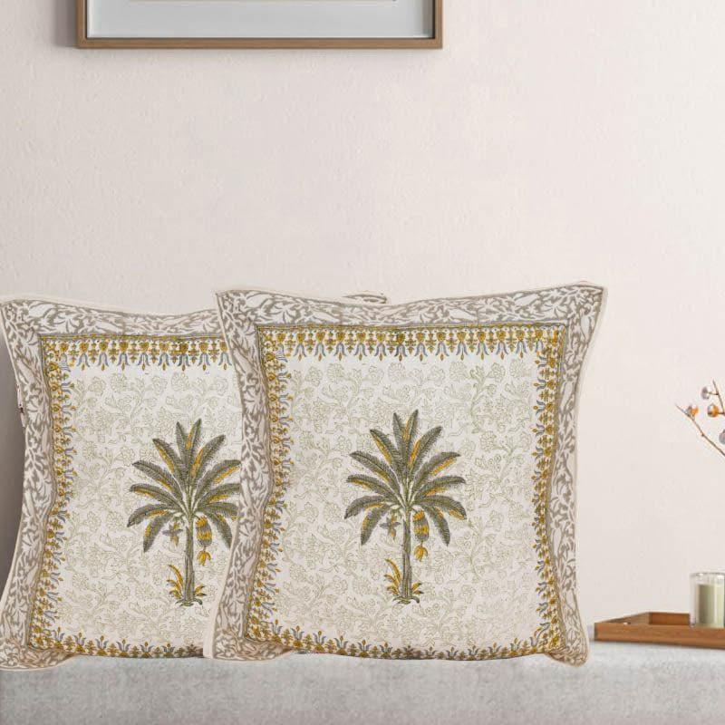 Cushion Cover Sets - Atya Palm Cushion Cover - Set Of Two