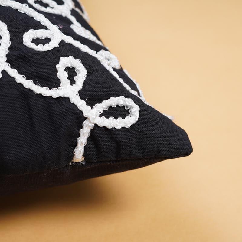 Cushion Cover Sets - Black Moroccan Cushion Cover - Set Of Two