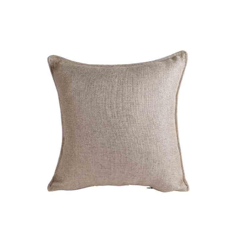 Cushion Cover Sets - Blissful Beige Cushion Cover - Set Of Two
