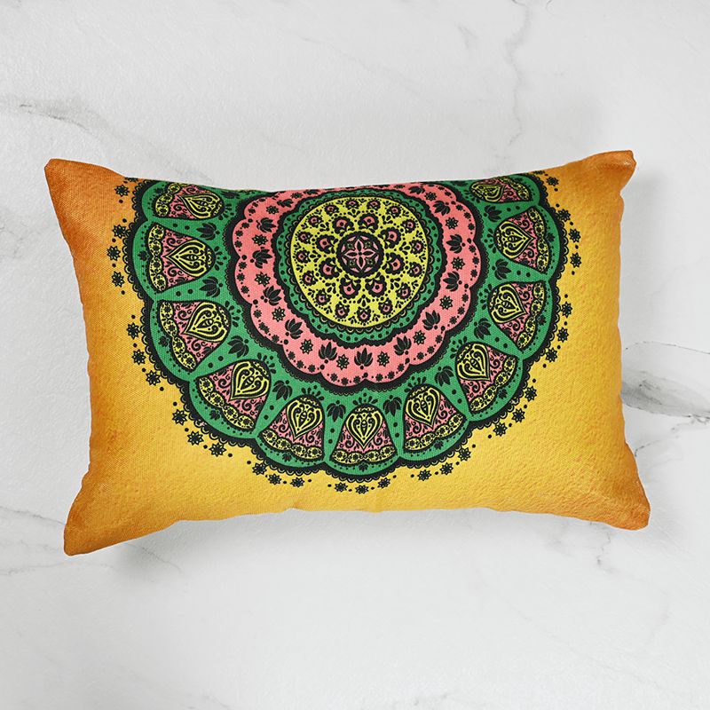 Buy Chakra Chic Lumbar Cushion Cover - Set Of Two Cushion Cover Sets from Vaaree