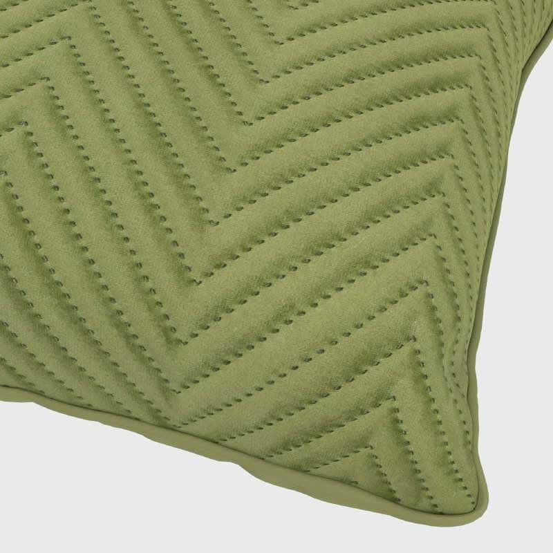 Cushion Cover Sets - Chevron Cushion Cover (Green) - Set Of Five