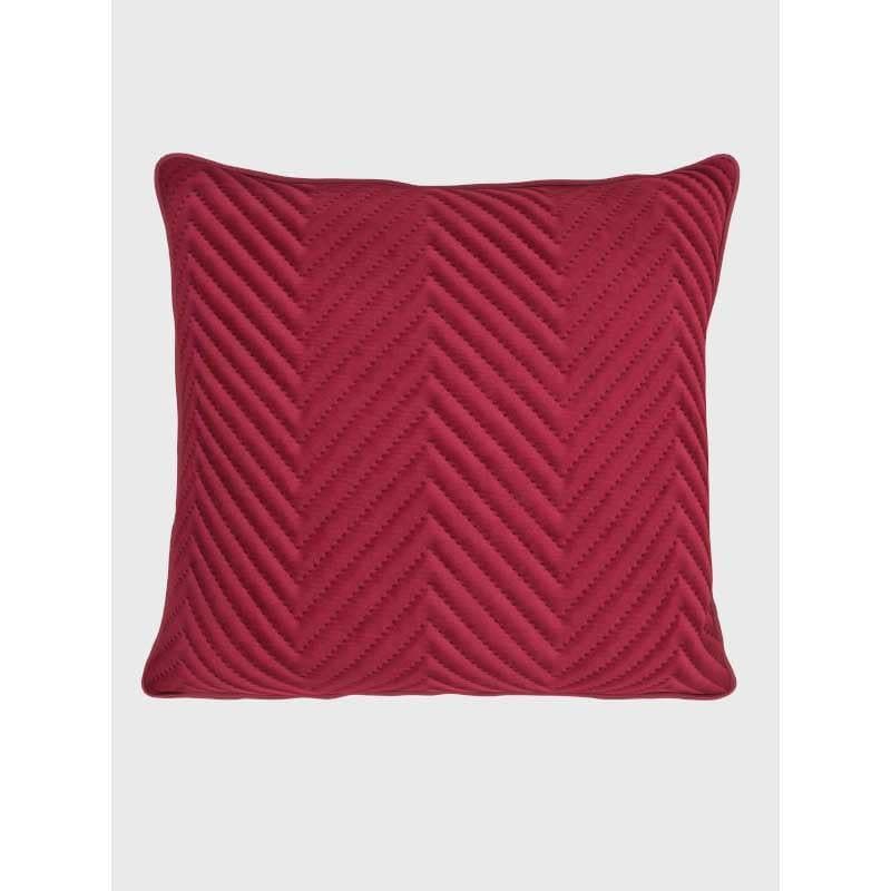 Cushion Cover Sets - Chevron Cushion Cover (Maroon) - Set Of Five