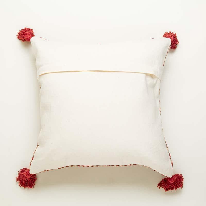 Buy Crimson Carved Cushion Cover - Set Of Two Cushion Cover Sets from Vaaree