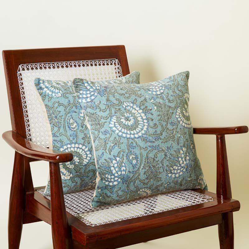 Buy Crysanthemum Tale Cushion Cover - Set Of Two Cushion Cover Sets from Vaaree