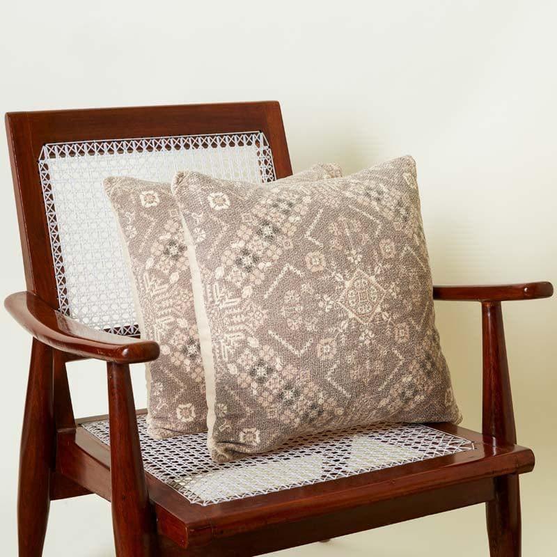 Buy Deewan-e-khaas Cushion Cover - Set Of Two Cushion Cover Sets from Vaaree