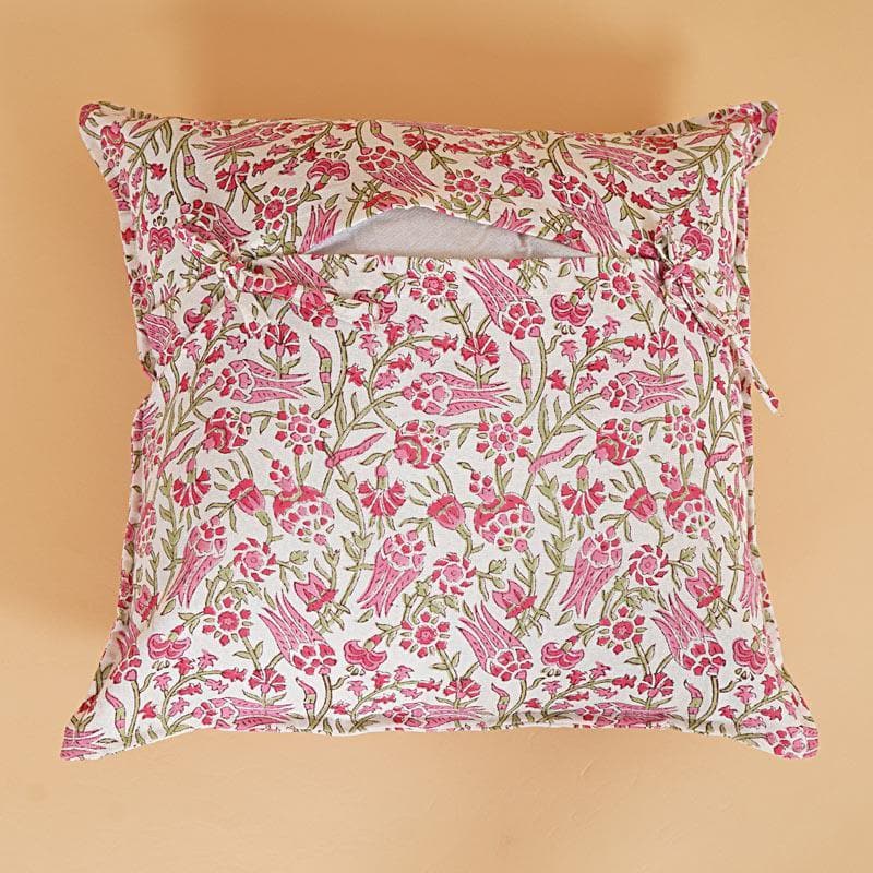 Cushion Cover Sets - Dharitri Floral Cushion Cover - Set Of Five