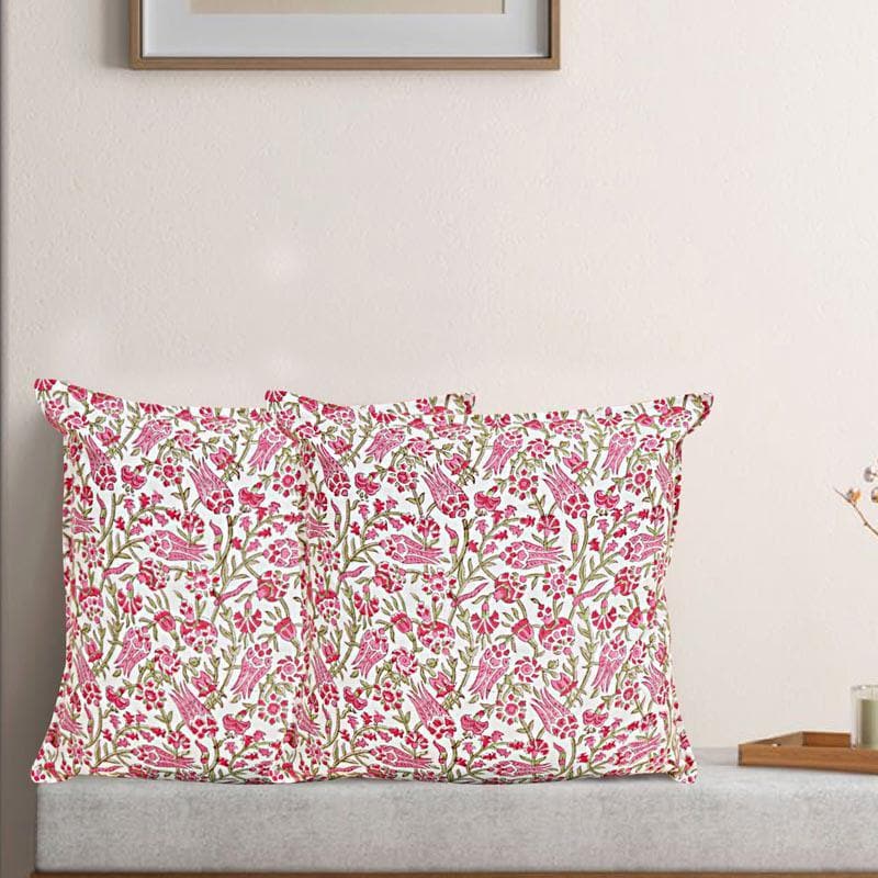 Cushion Cover Sets - Dharitri Floral Cushion Cover - Set Of Two