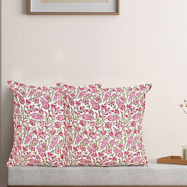 Cushion Cover Sets - Dharitri Floral Cushion Cover - Set Of Two