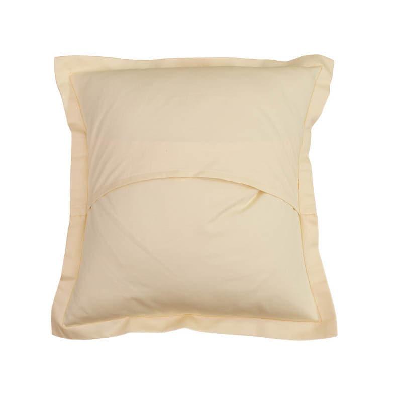 Buy Cushion Cover Sets - Dreamy Delight Cushion Cover (Beige) - Set of Two at Vaaree online