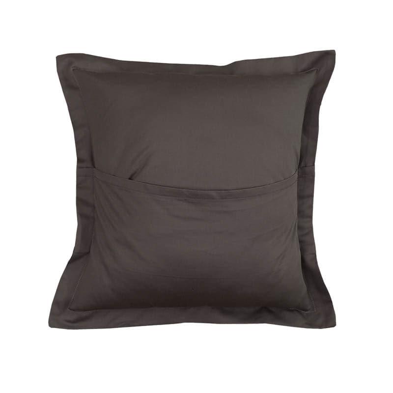 Buy Cushion Cover Sets - Dreamy Delight Cushion Cover (Grey) - Set of Two at Vaaree online
