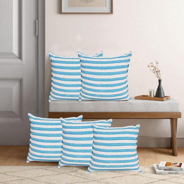 Cushion Cover Sets - Esther Striped Cushion Cover - Set Of Five