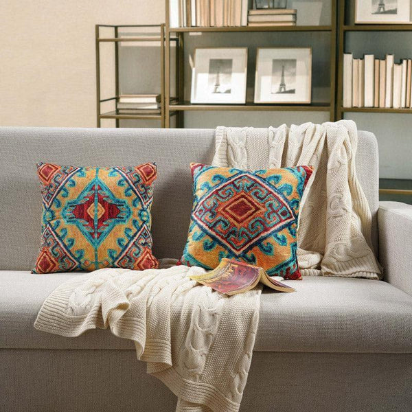Buy Cushion Cover Sets - Ethnic Magic Cushion Cover - Set Of Two at Vaaree online