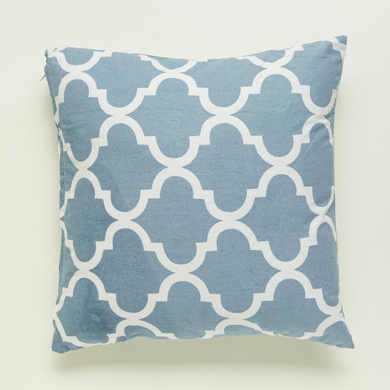 Buy Fleur-Is Cushion Cover (Blue) - Set Of Five Cushion Cover Sets from Vaaree