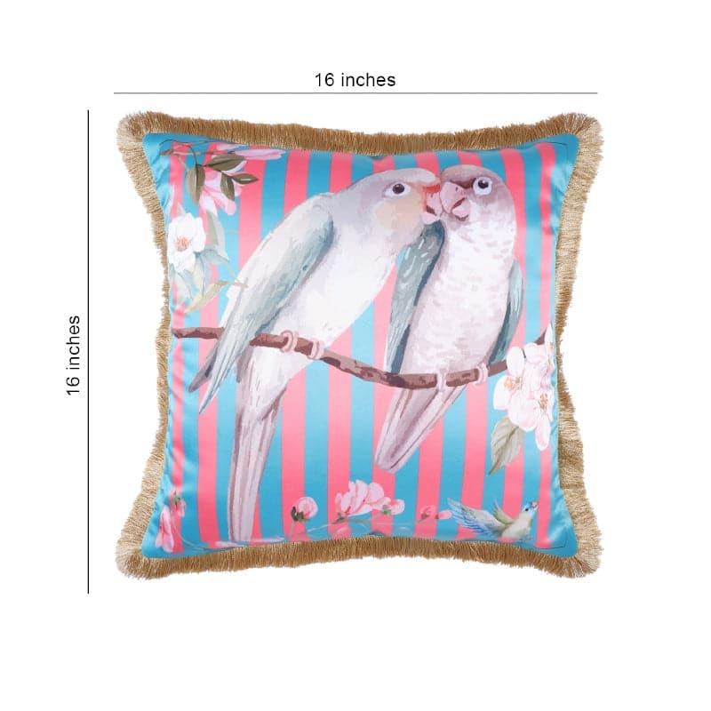 Buy Flora Tweet Cushion Cover - Set Of Two Cushion Cover Sets from Vaaree