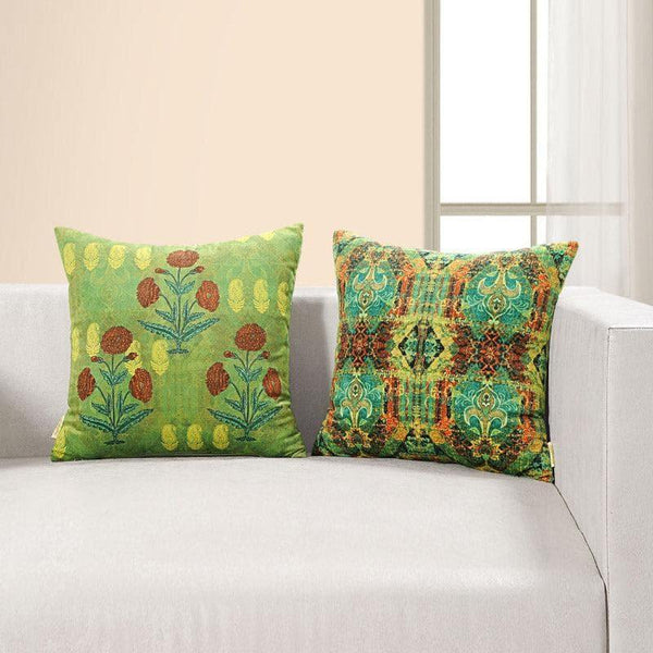 Cushion Cover Sets - Floral Muse Cushion Cover - Set Of Two