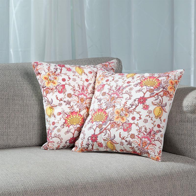 Buy Floral Trove Cushion Cover - Set Of Two Cushion Cover Sets from Vaaree