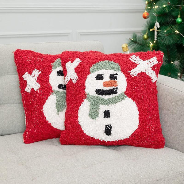 Cushion Cover Sets - Frosty Friend Cushion Cover - Set Of Two