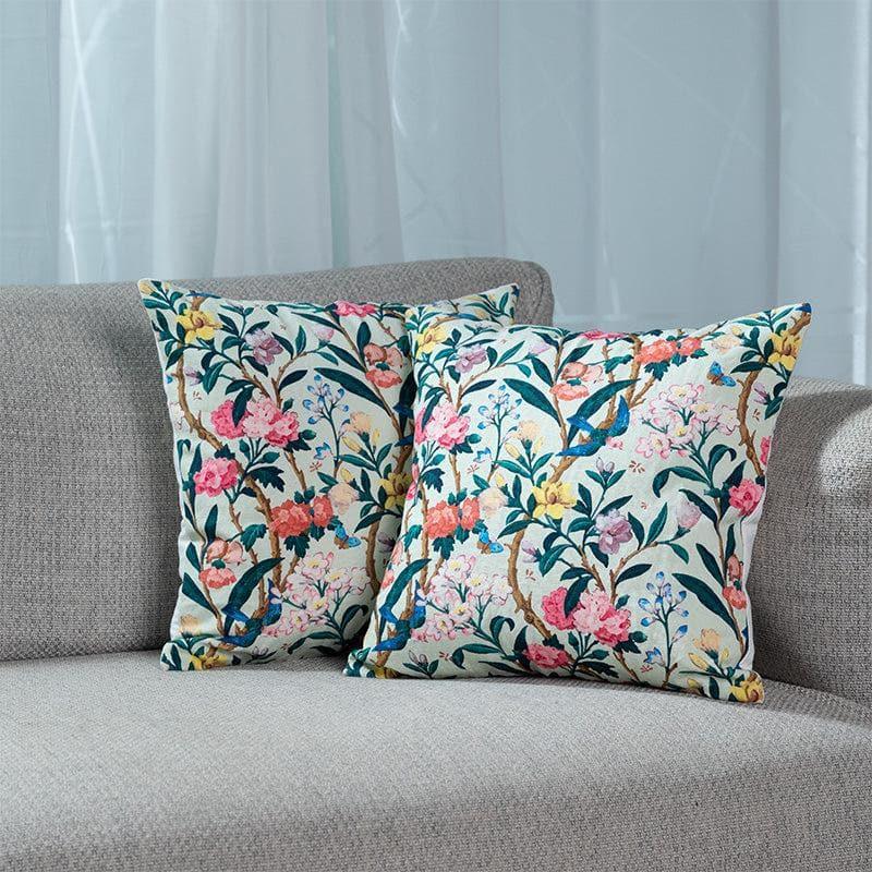 Buy Garden Glow Cushion Cover - Set Of Two Cushion Cover Sets from Vaaree