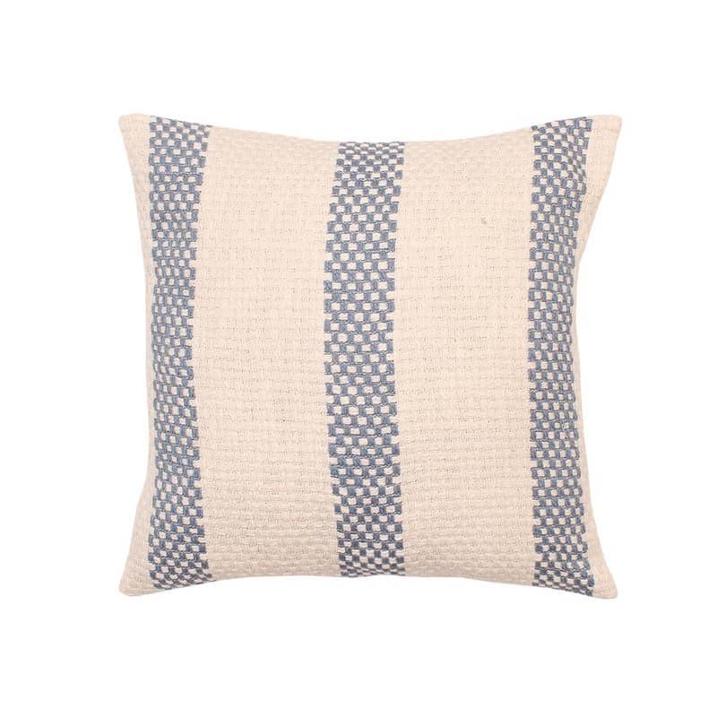 Buy Cushion Cover Sets - Grace Striped Cushion Cover (Blue) - Set Of Two at Vaaree online