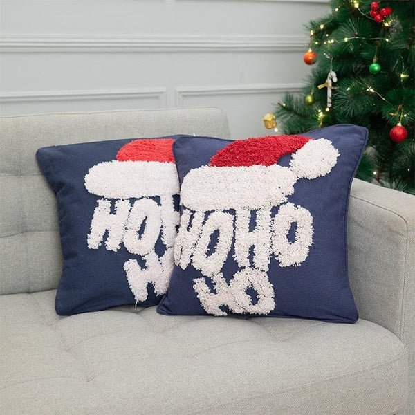 Cushion Cover Sets - Ho Ho Ho Cushion Cover - Set Of Two