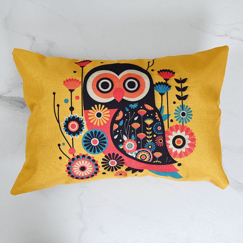 Buy Hoots & Paisley Palooza Cushion Cover - Set Of Two Cushion Cover Sets from Vaaree