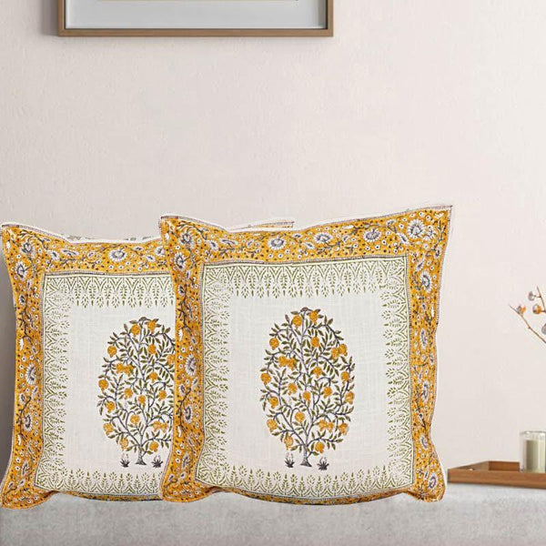 Cushion Cover Sets - Hrisitha Parijat Cushion Cover - Set Of Two