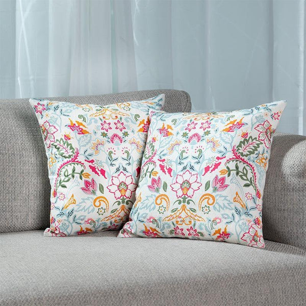 Cushion Cover Sets - Inari Floral Cushion Cover - Set Of Two
