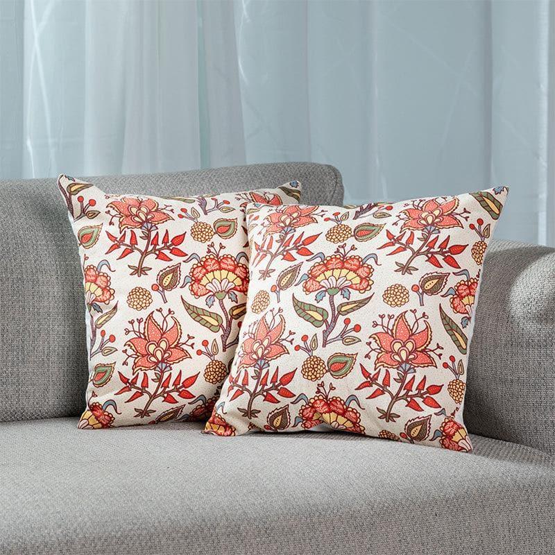 Buy Iranya Floral Cushion Cover - Set Of Two Cushion Cover Sets from Vaaree