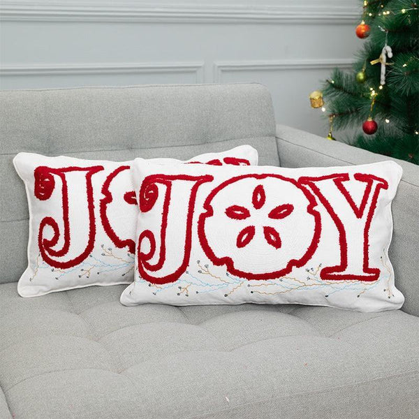 Cushion Cover Sets - Joy Jingle Cushion Cover - Set Of Two