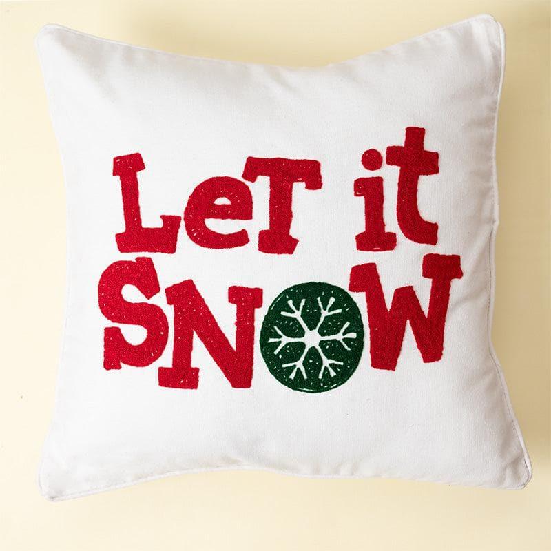 Cushion Cover Sets - Let It Snow Cushion Cover - Set Of Two