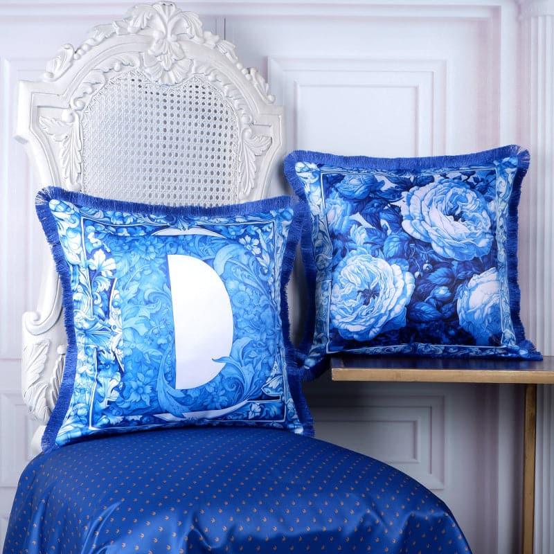 Buy Letter Bloom Fuse Cushion Cover - Set Of Two Cushion Cover Sets from Vaaree