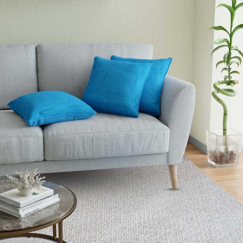 Buy Lissom Cushion Cover (Blue) - Set Of Five Cushion Cover Sets from Vaaree