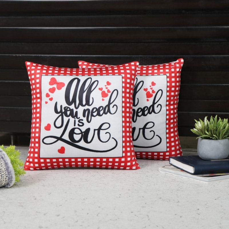 Buy Love's Dime Cushion Cover - Set Of Two Cushion Cover Sets from Vaaree