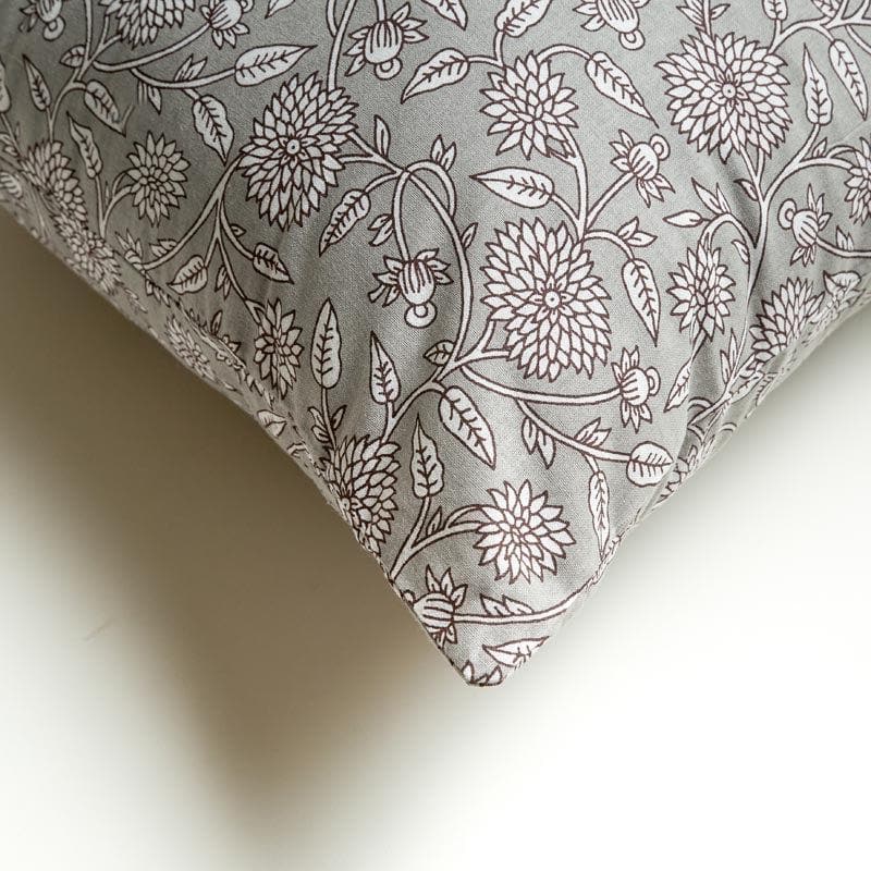 Buy Merriana Cushion Cover (Grey) - Set Of Two Cushion Cover Sets from Vaaree