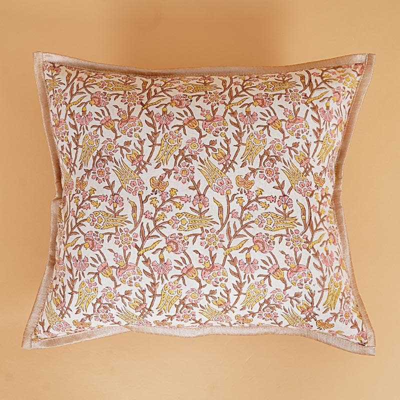 Cushion Cover Sets - Nihita Floral Cushion Cover - Set Of Five