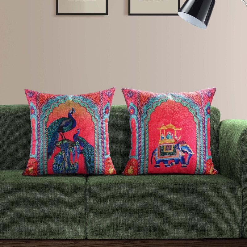 Buy Regal Realm Cushion Cover - Set Of Two Cushion Cover Sets from Vaaree