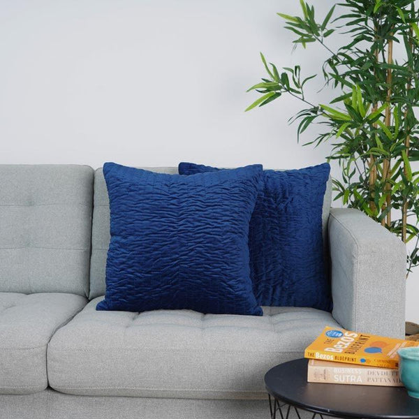 Buy Cushion Cover Sets - Rugged Textured Cushion Cover - Set Of Two at Vaaree online